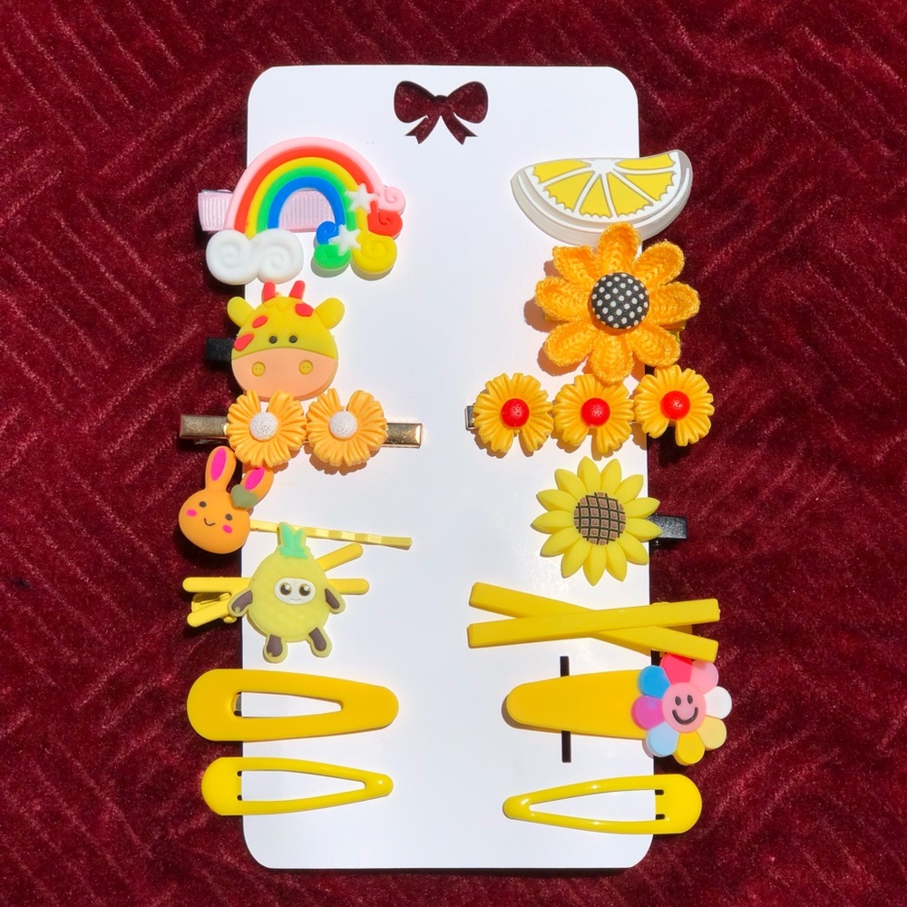 14pcs hair clips/ hair pins